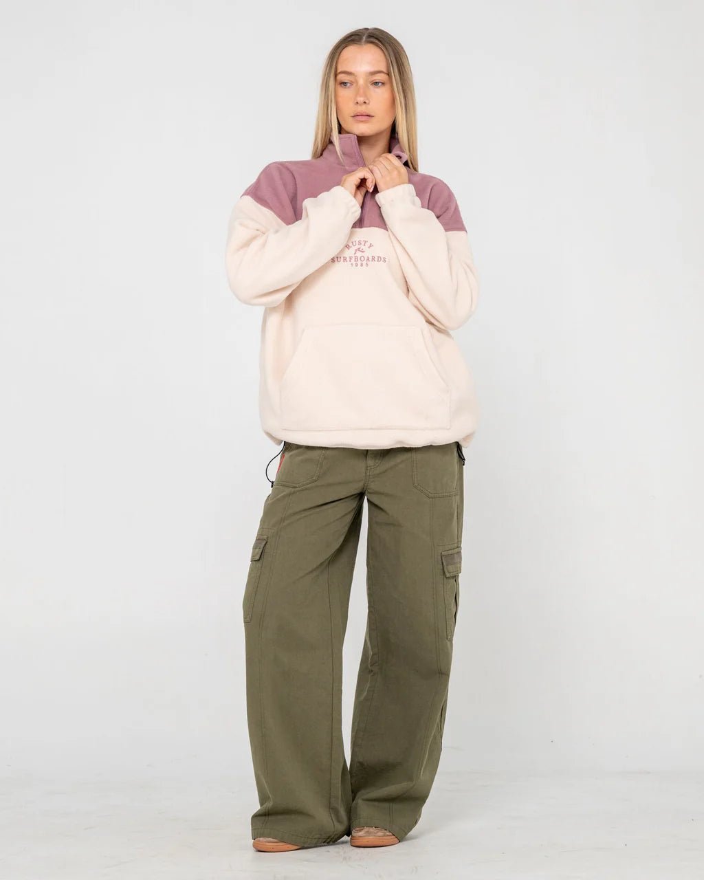 CENTRAL DIVISION CREW POLAR FLEECE - RustyFTL0824-PINK A BOO-06