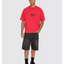 Chaotic Interventions Oversize Box Crop Tee -ThrillsTH26-129H-Winning Red-S