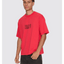 Chaotic Interventions Oversize Box Crop Tee -ThrillsTH26-129H-Winning Red-S