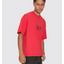 Chaotic Interventions Oversize Box Crop Tee -ThrillsTH26-129H-Winning Red-S