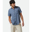 CHARTER ORG CTTN S/S WVN - Brixton1439 - AZURE BLUE - S