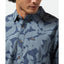 CHARTER PRINT S/S WVN - Brixton01218 - WASHED NAVY/ AZURE BLUE FLORAL - M
