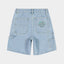 CHECKER HEART DOT CARPENTER JEAN SHORTS - Santa CruzSG225 - SH01 - LIGHT WASHED INDIGO - 8