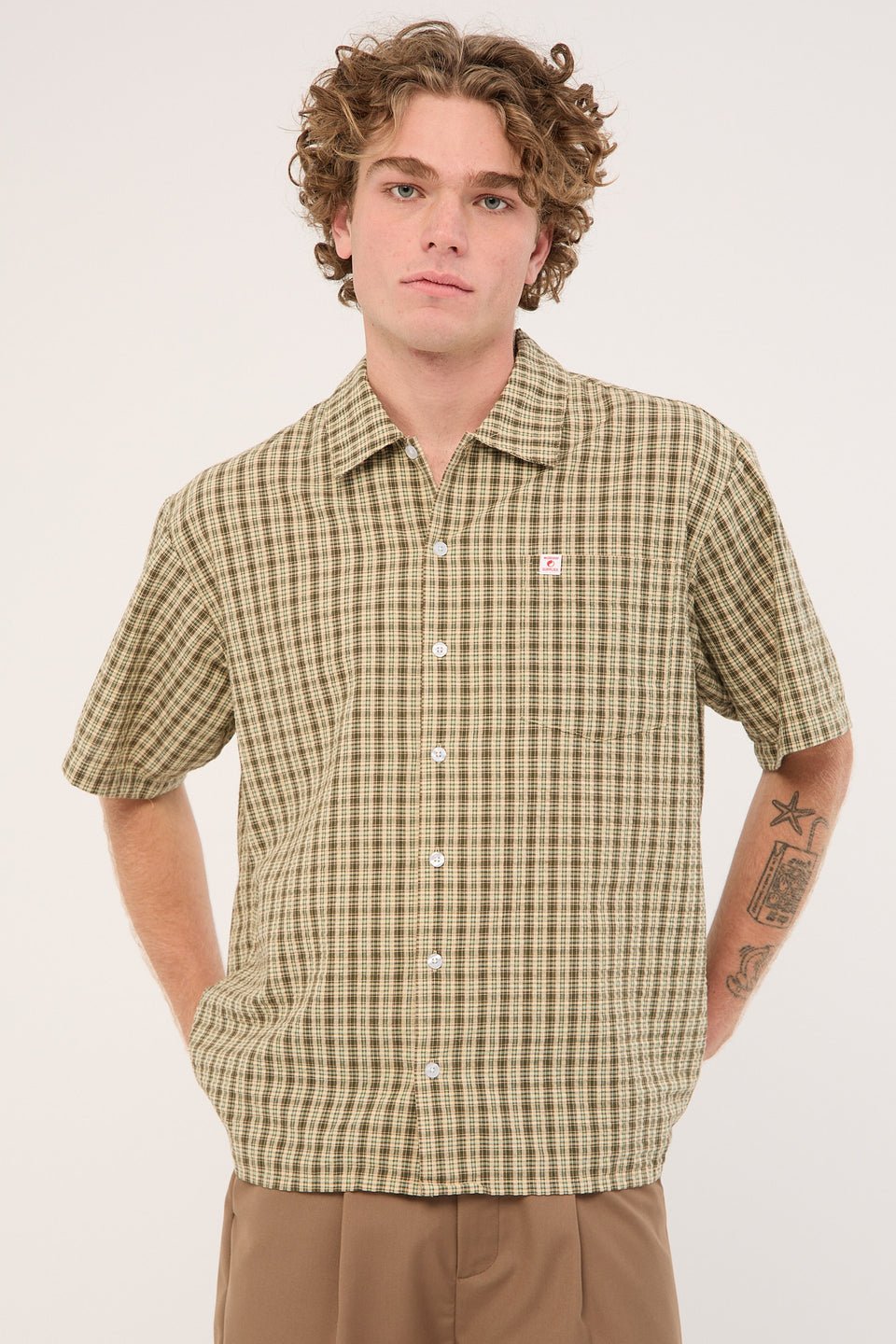 Cherub Short Sleeve Shirt - WorshipPH25 - 212F - Kelp - S