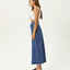 Chi Chi Organic Denim Midi Skirt - Afendsw230901 - abu - Authentic Blue - 26