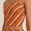 Chica Stripe Strapless Top - Rhythm1024W - FT04 - BRO - Brown - 10
