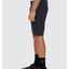 Chopped Hem Slim Straight Denim Short - ThrillsTDP-324BA-Aged Black-28