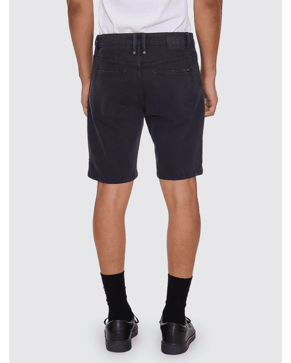 Chopped Hem Slim Straight Denim Short - ThrillsTDP-324BA-Aged Black-28