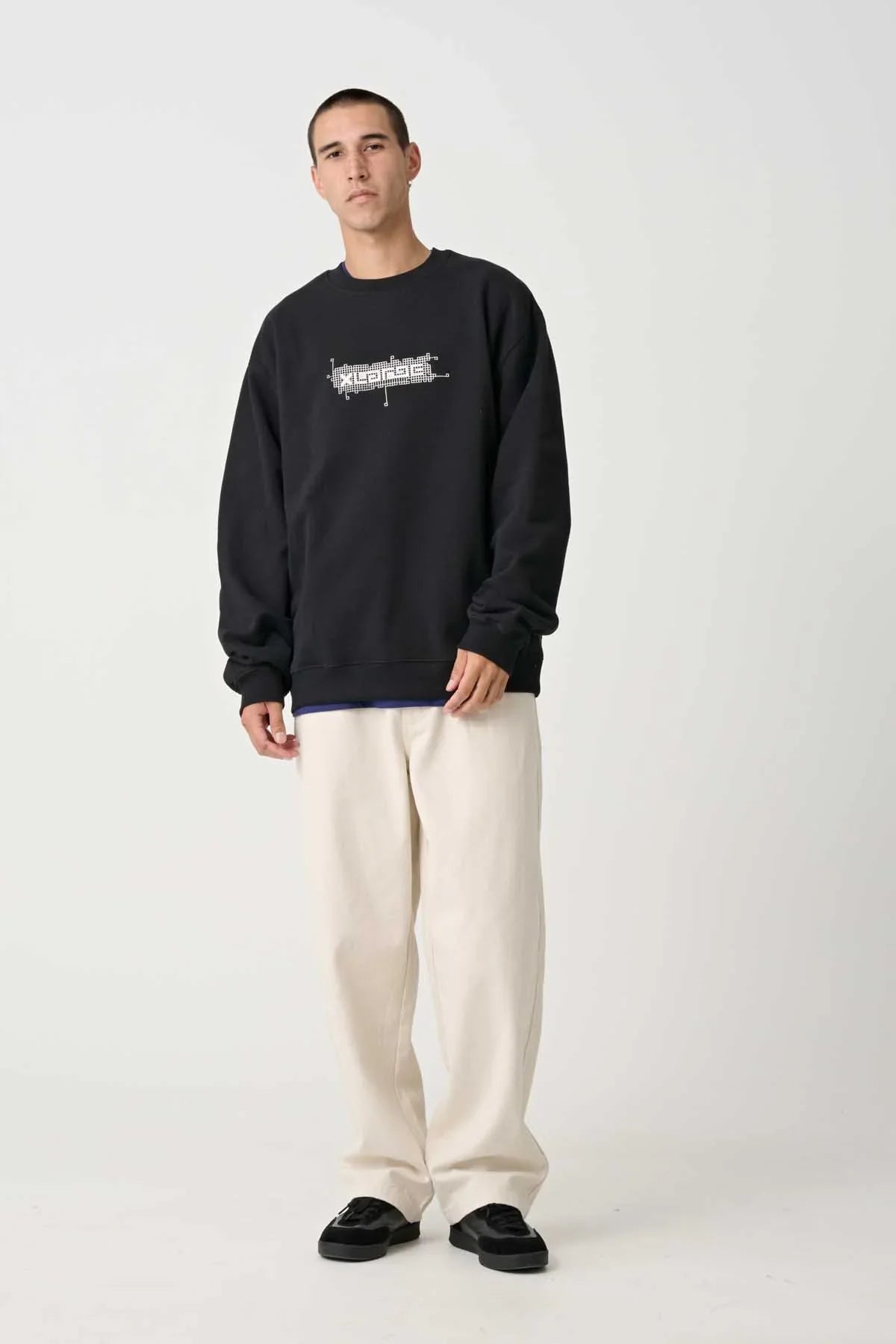 Circuit Crew - XlargeXL024W3204 - SB - Solid Black - 2XL