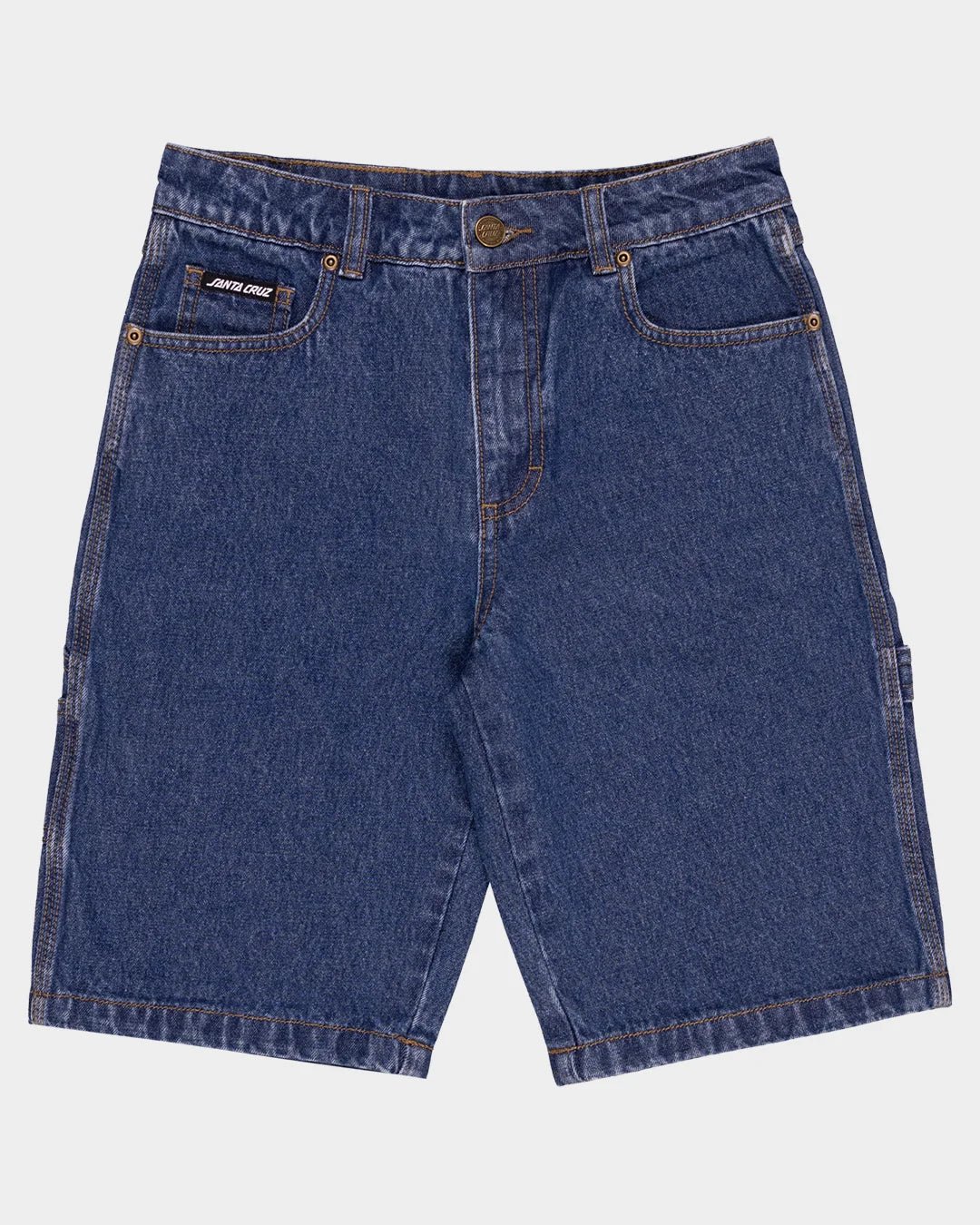 CLASSIC DOT CARPENTER JEAN SHORT -Santa CruzSB225-SH01-STONE WASH INDIGO-8