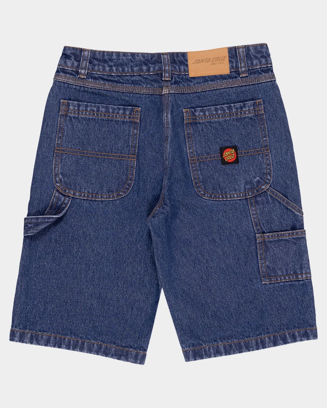 CLASSIC DOT CARPENTER JEAN SHORT -Santa CruzSB225-SH01-STONE WASH INDIGO-8