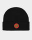 CLASSIC DOT PATCH BEANIE -Santa CruzSB123-HW11-BLACK-1sz