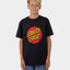 CLASSIC DOT PUFF FRONT TEE - Santa CruzSB124 - SS14 - BLACK - 8