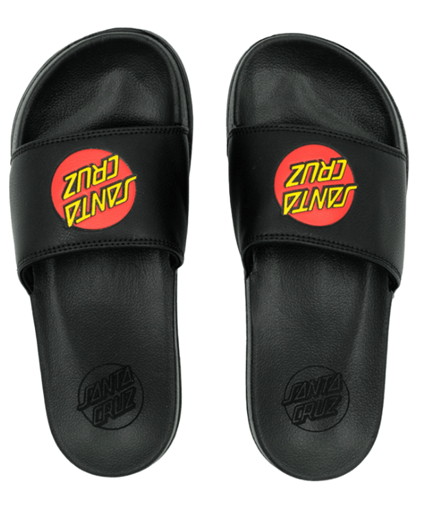 Classic Dot Slides Slides - SantaCruz9358677360356 - Black - 3