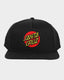 CLASSIC DOT SNAPBACK CAP - Santa CruzSB225 - HW04 - BLACK