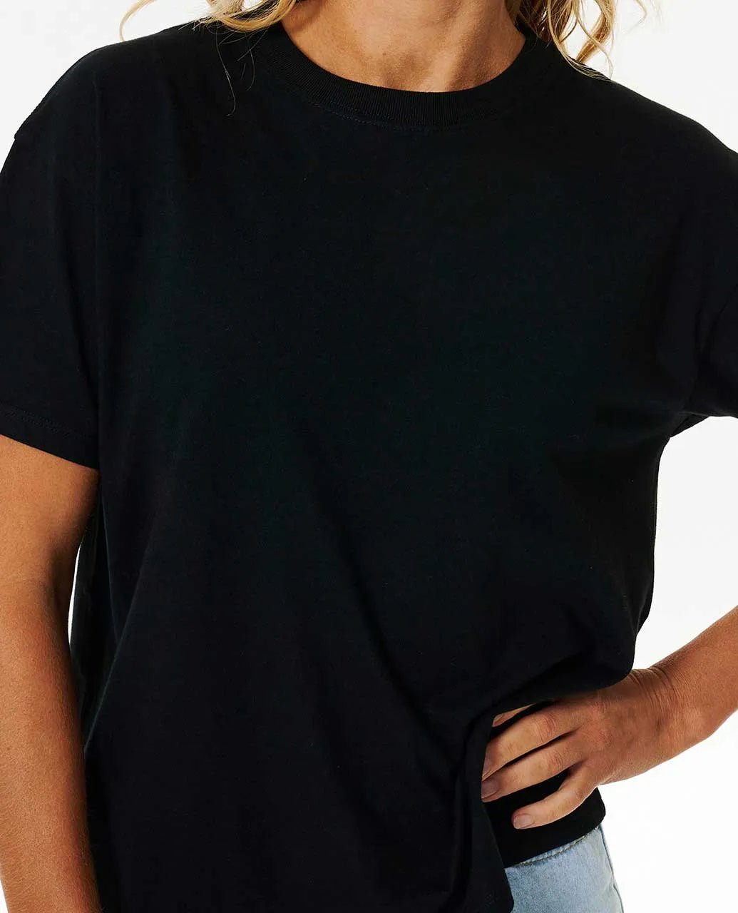 Classic Relaxed Fit Tee - Rip Curl08FWTE - 0090 - Black - 2XS