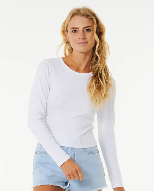 Classic Ribbed L/S Tee