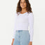 CLASSIC RIBBED L/S TEE - Rip Curl08CWTE-OPTICAL WHITE-2XS