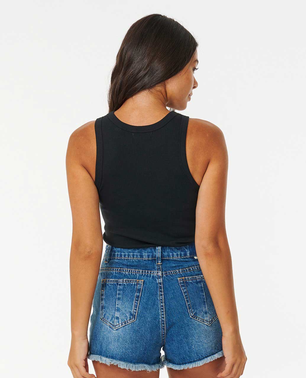 CLASSIC RIBBED TANK - Rip Curl089wte - 0090 - Black - 2XS