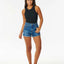 CLASSIC RIBBED TANK - Rip Curl089wte - 0090 - Black - 2XS