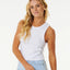 Classic Ribbed Tank - Rip Curl089WTE - 3262 - Optical White - 2XS