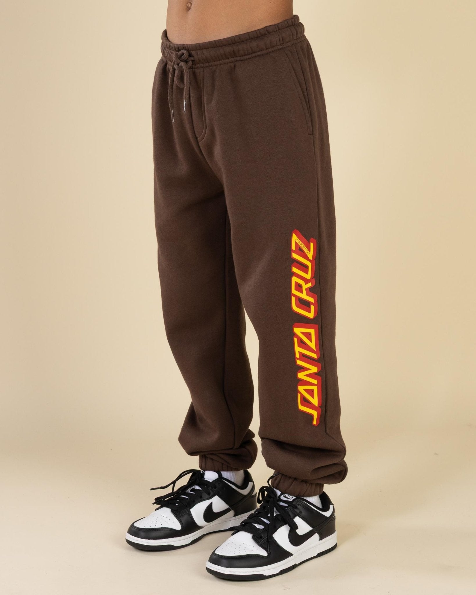 CLASSIC STRIP TRACK PANT - Santa CruzSB223-PA01-BROWN-14