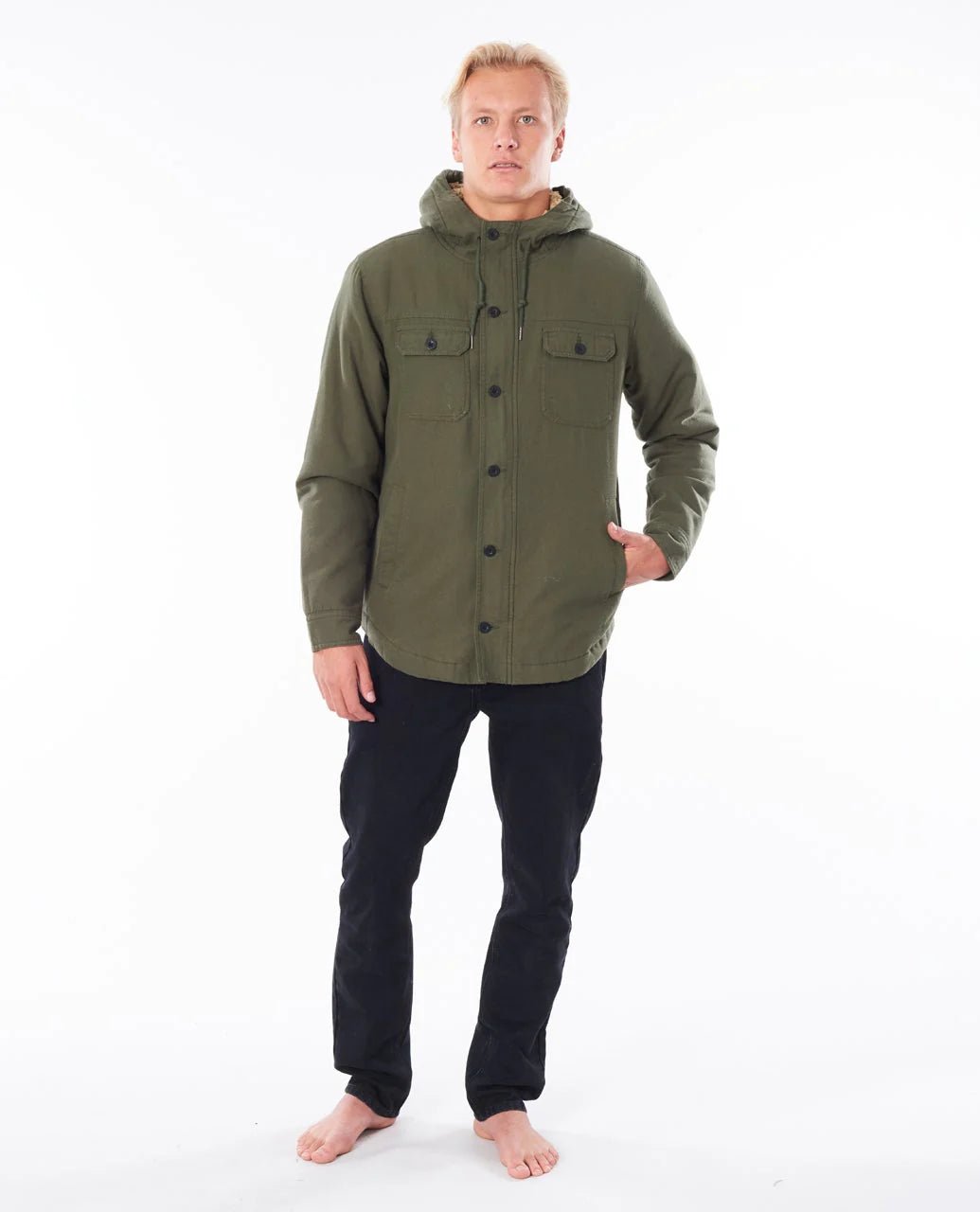 CLASSIC SURF GIBBOS JACKET - Rip Curl02MMJA-DARK OLIVE-XS