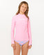 CLASSIC SURF LS RASH VEST - GIRL - Rip Curl128GRV - PINK - 8