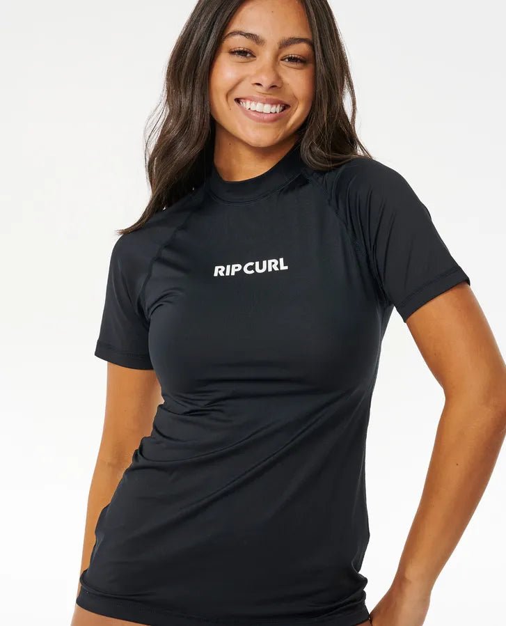 CLASSIC SURF SS UPF RASHGUARD - Rip Curl17NWRV - BLACK - L