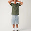 CLASSIC SURF STRIPE TEE -Rip Curl12IMTE-WASHED BLACK-XS