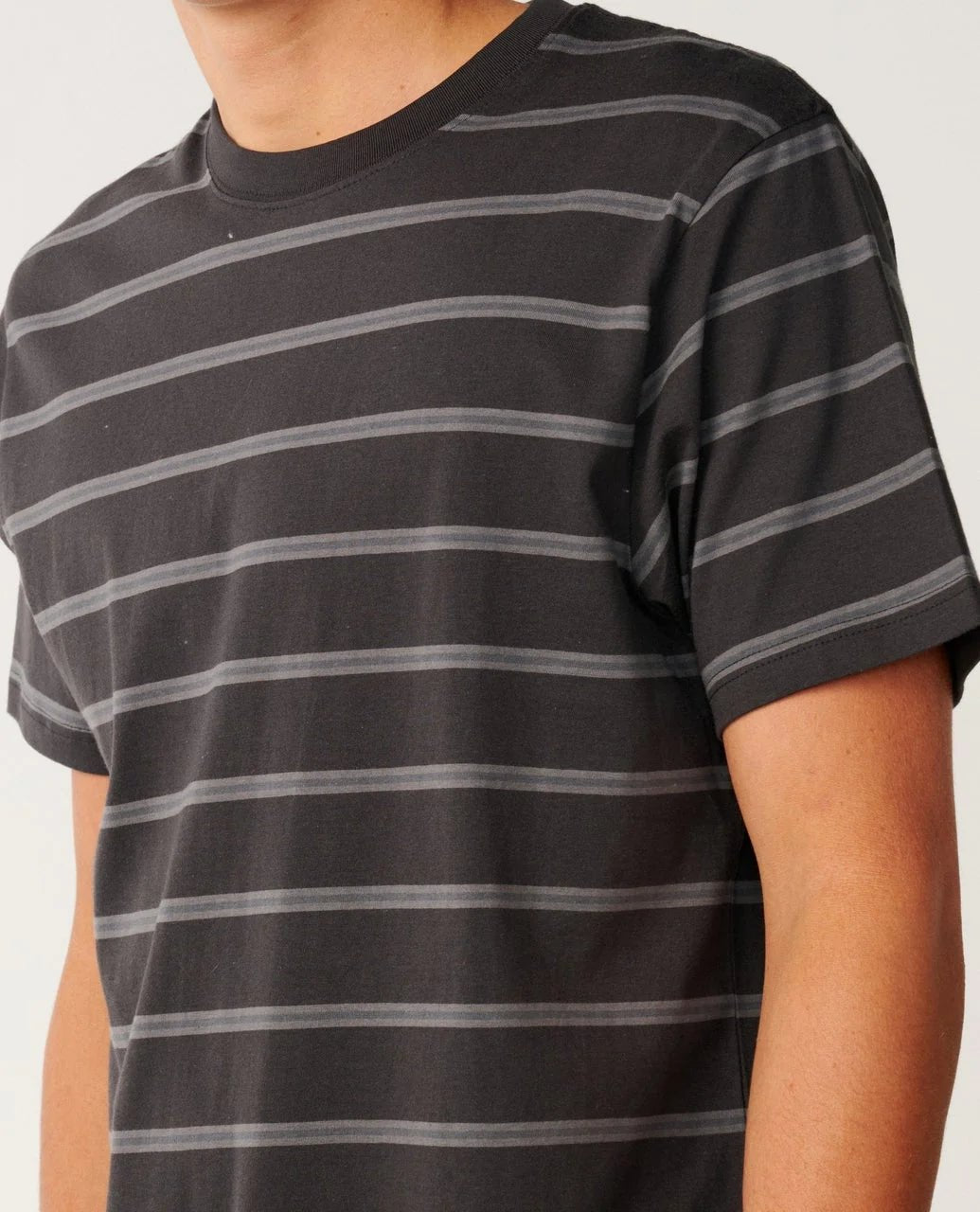 CLASSIC SURF STRIPE TEE -Rip Curl12IMTE-WASHED BLACK-XS