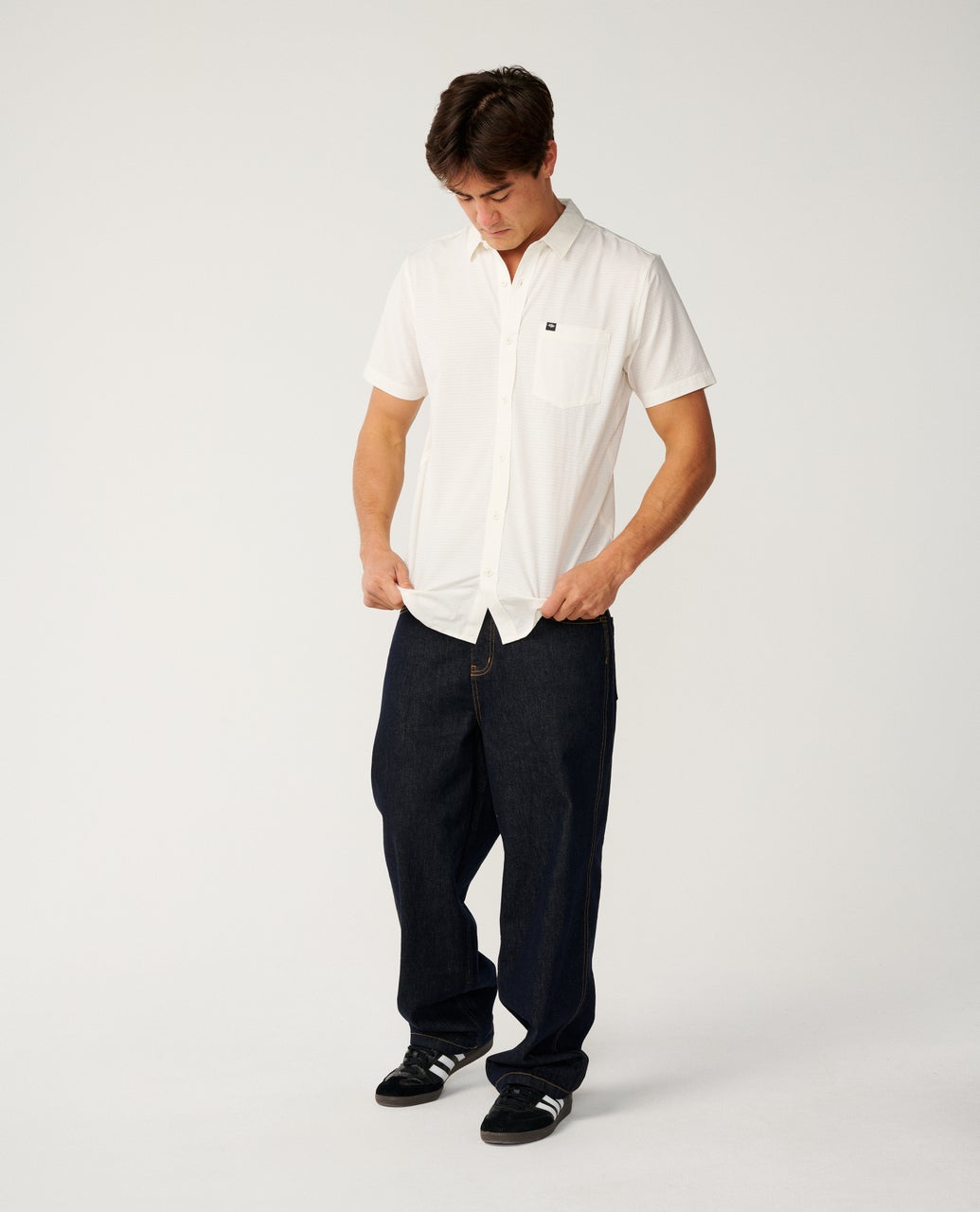 CLASSIC SURF TECH S/S SHIRT - Rip Curl052MSH-BONE-S