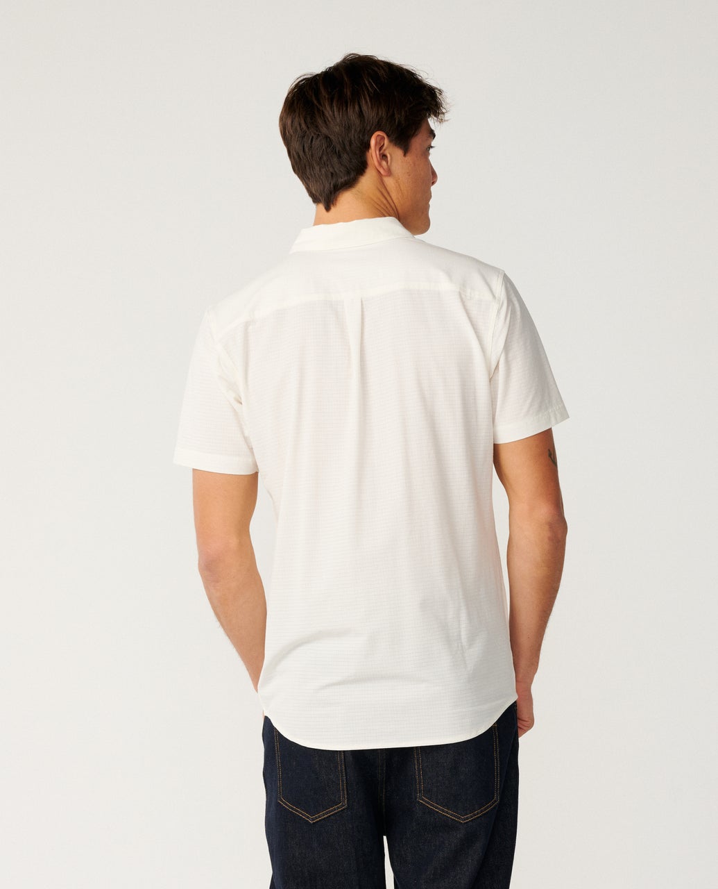 CLASSIC SURF TECH S/S SHIRT - Rip Curl052MSH-BONE-S