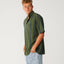 CLASSIC SURF WEAVER S/S SHIRT -Rip Curl06RMSH-DARK OLIVE-S