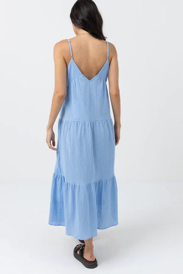 Cleo Tiered Midi Dress - Rhythm0723W - DR06 - OCE - Ocean - 10