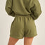 College Fleece Short - Rhythm0125W - FL03 - OLIVE - 6