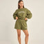 College Fleece Short - Rhythm0125W - FL03 - OLIVE - 6