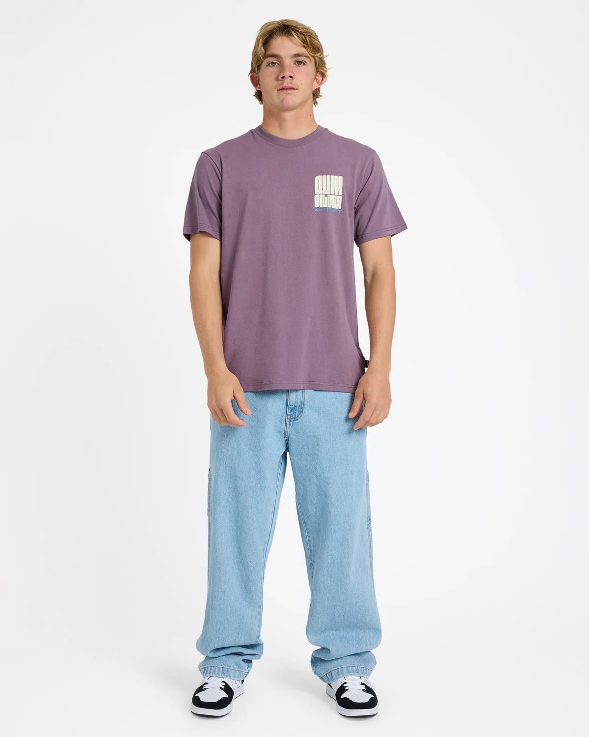 COLLIDE SS TEE -QuiksilverUQYZT05847-BLACK PLUM-S