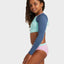 COLORBLOCK CROP TOP LYCRA SET - RoxyERGWR03475 - VINTAGE INDIGO - 8/S