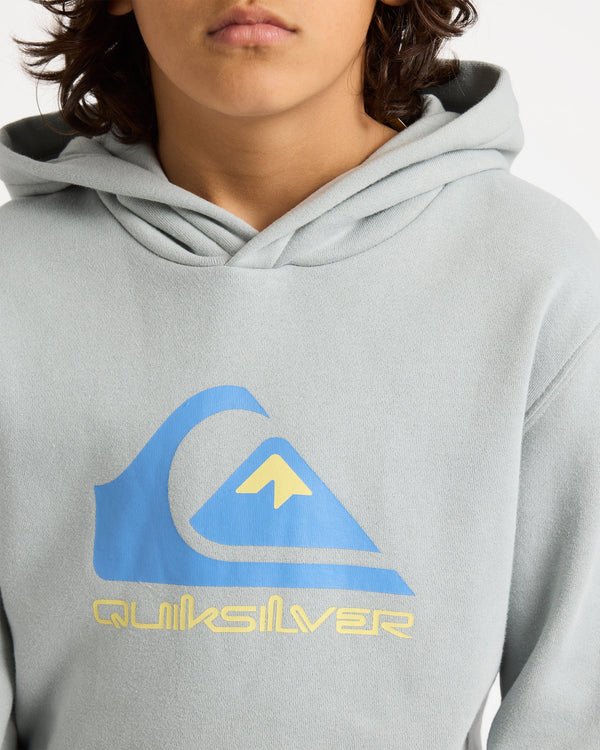 COMP LOGO HOODIE YTH - Quiksilver25C311675-QUARRY-XS/8