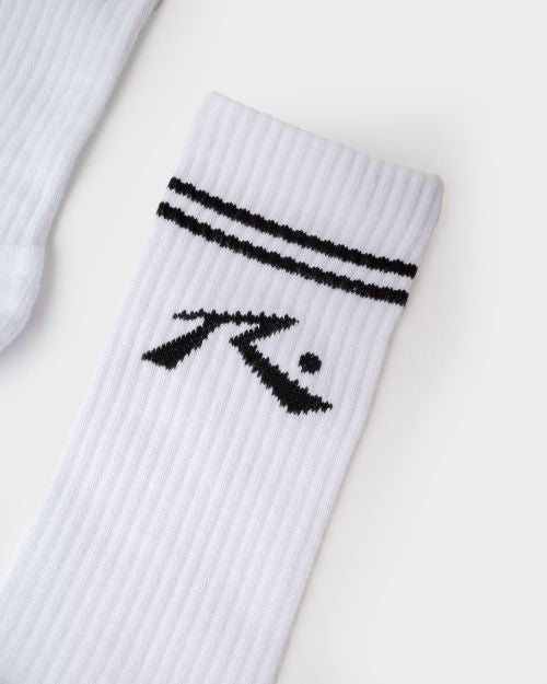 COMP MID CALF 3-SOCK PACK -RustySXM0230-WHITE-OSFM