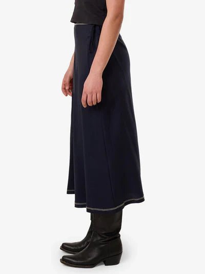 Contour Midi Skirt - ThrillsWTA25 - 303E - Peacoat - 10