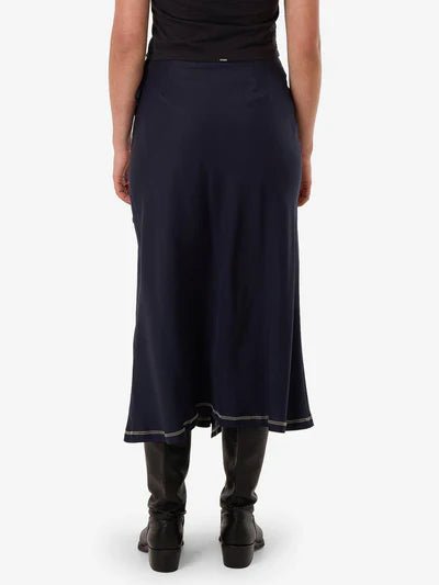 Contour Midi Skirt - ThrillsWTA25 - 303E - Peacoat - 10