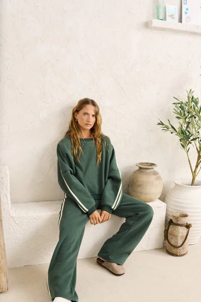 CONTRAST SWEATSHIRT - RhythmCD25W-FL16-HUNTER-6