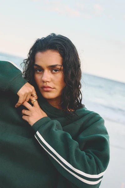 CONTRAST SWEATSHIRT - RhythmCD25W-FL16-HUNTER-6