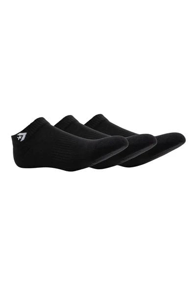 Converse 3PK Ped Sock - ConverseMC0847-023-BLACK-6-10