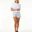 Coral Sands Crop Tee - Rip Curl0D0WTE - 1000 - White - 2XS