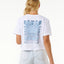 Coral Sands Crop Tee - Rip Curl0D0WTE - 1000 - White - 2XS