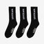Core Socks 3 Pack - WorshipPS24 - 1009B - Black - One Size
