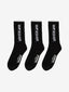 Core Socks 3 Pack - WorshipPS24 - 1009B - Black - One Size